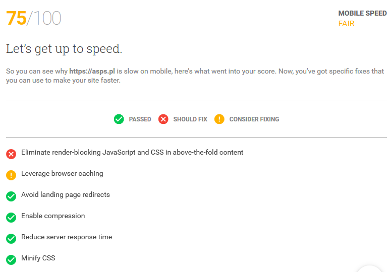 Test My Site think with Google